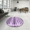 thumbnail image 3 of Ahgly Company Indoor Square Patterned Blossom Pink Area Rugs, 8' Square, 3 of 6