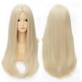 thumbnail image 3 of WIFKLSIIPG Perruque Droite en Fibre pour Cheveux Humains Perruques en Dentelle Frontale pour Femmes, 3 of 7
