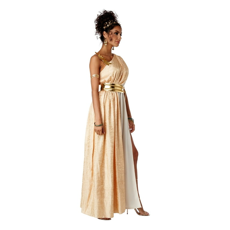gold grecian style dress Bamboo Toddler Ruffle Dress for Girls, Children & Kids main image 1