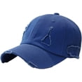 thumbnail image 1 of LinYooLi Casquette de Baseball Rétro pour Femmes Hommes Mode Manchette Solide Douce Ajustable Hip-pop pour Voyage Extérieur Danse, 1 of 7