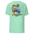 thumbnail image 5 of Unisex Mens Lightweight Adult Jimmy Buffett Style Lower Latitudes Better Attitudes Tropical Graphic Sailboat Beach T-Shirt, 5 of 6