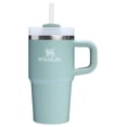 thumbnail image 1 of Vaso Stanley Quencher H2.0 con mango y pajita, 590 ml, Seafoam, 1 of 3