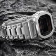 thumbnail image 5 of Estuche con correa de acero inoxidable modificado de alta calidad para Casio DW-5600 DW5600/5610 GW-B5600 GWM5610 Juego de herramientas de bisel de correa de reloj de metal, 5 of 5