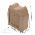 thumbnail image 3 of Caja de Música de Cuerda con Forma de de Madera, Movimiento Musical con Mecanismo Giratorio para Regalos de Cumpleaños A, 3 of 5