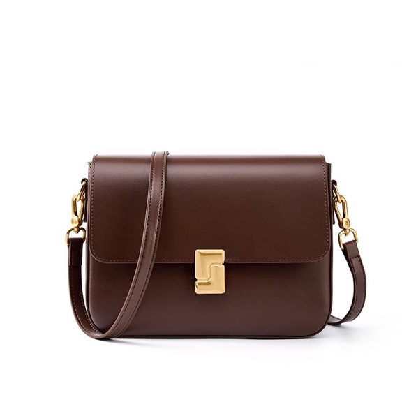 Genuine Leather Women's Bag Medium Women's Shoulder Bag Cowhide Purse