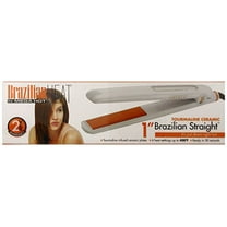 Brazilian Heat BBH3001 Brazilian Heat Tourmaline Ceramic Flat Iron 1"