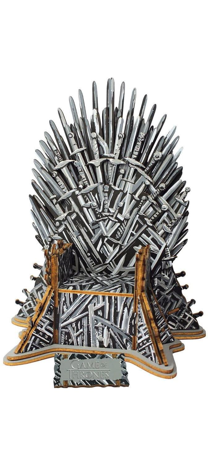 the iron throne zoom background on Game Of Thrones Iron Throne 56 Piece 3d Monument Wood Puzzle Walmart Com Walmart Com