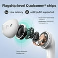 thumbnail image 2 of TicPods 2 True Wireless Earbuds, TWS Earbuds, Bluetooth 5.0, Semi-in-Ear Design, IPX4 Water Resistant, Long Press to Wake Up Smartphone, Touch Gesture Controls, 23 Hours Battery Life, Navy, 2 of 5