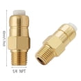 thumbnail image 4 of 2 Pieces Thermal Release Valve for Pressure Washer Pump, 1/4 Inch NPT Thermal Relief Valve, Replacemq, 4 of 5