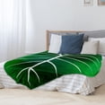 thumbnail image 2 of Manta para Sofá, Forma De Hoja Verde, Franela De Felpa Súper Suave, Cómodas Mantas Y Mantas Gruesas, Decorativas para Sofá, Cama, 150 X 220 Cm, 2 of 4