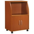 thumbnail image 1 of Pemberly Row Microwave Kitchen Cart in Cherry, 1 of 5