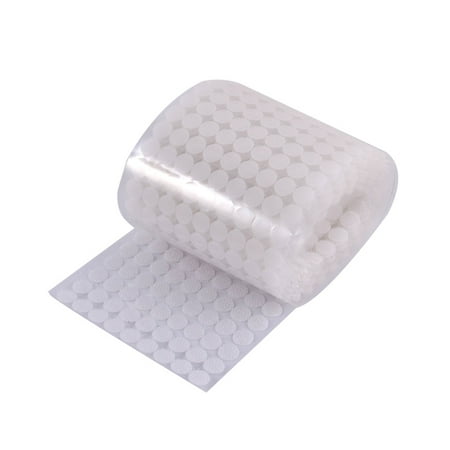 Unique Bargains Self Adhesive Soft Side Circle Spot Dot Sticker White 10mm Dia. 2000pcs