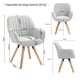 thumbnail image 3 of Silla Sillón FurnitureR Silla de Comedor Individual Giratoria Beige, 3 of 8