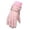 Hot Pink, variant on Bmisegm Kids Ski Snow Gloves Print Outdoor Skating Snowboarding Windproof Boys Girls Winter Gloves Ski Mittens Orange