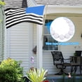thumbnail image 4 of Uxcell 1 Pcs Flagpole Retainer Ring Flag Pole Accessories for Outdoor, White, 4 of 6