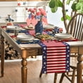 thumbnail image 3 of Sm:)e American Flag Stars 4th of July Placemats Set of 4 12x18 Inch, 3 of 7
