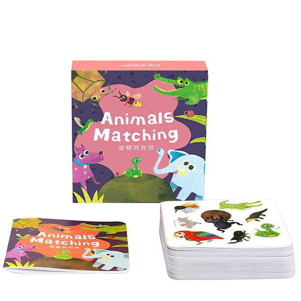 Emparejamiento De Memoria, Tarjeta Colorida, Juego De Mesa Interactivo Para Padres E Hijos, Juguete Para Niños seitruly FN003488-02
