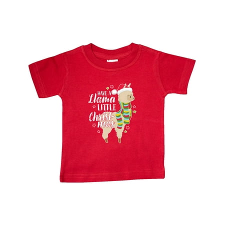 

Inktastic Happy Holidays Have a Llama Little Christmas Gift Baby Boy or Baby Girl T-Shirt
