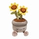 thumbnail image 1 of Muñeca de peluche con dibujos animados de girasoles en maceta, estilo planta, 30 cm, 1 of 2