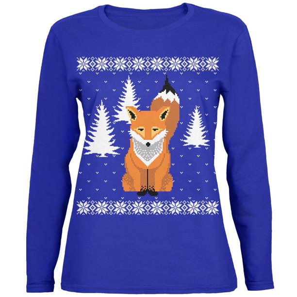 fox ugly christmas sweater