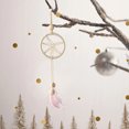 thumbnail image 5 of Hwkond Christmas Ornaments Christmas Hanging Plush Pendant Feather Pendant Five Pointed Star Wall Hanging Dreamcatcher Christmas Decorations, 5 of 5