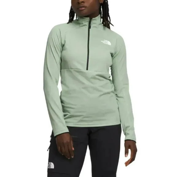 The North Face Women's Summit FutureFleece LT 1/2 Zip Pullover 2024 Misty Sage M
