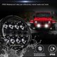 thumbnail image 4 of Round LED Work Light 60W Flood Spot Combo Beam LED Light Daytime Running Light Off Road Driving Lights for Truck SUV, 4 of 5