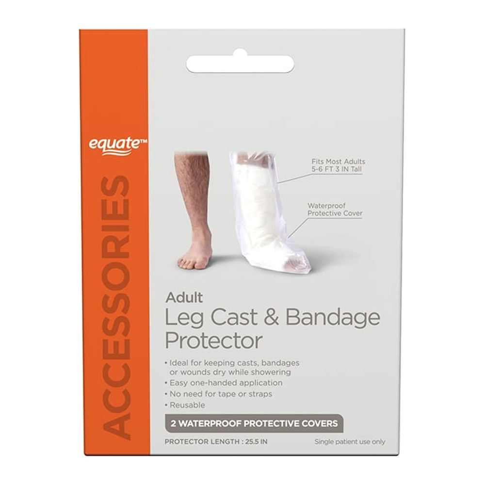 Equate Leg Cast Protector, Small, Child or Small Adult, Pair HSA