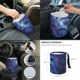 thumbnail image 7 of Jeiento Dolphin Car Accessories Set Auto Seat Cover Steering Wheel Cover Seatbelt Pad Trash Can Armrest Cover Pad Cup Holders Rearview Mirror Cover Handbrake Cover Set for SUV Van Truck, 14 Pack, 7 of 7