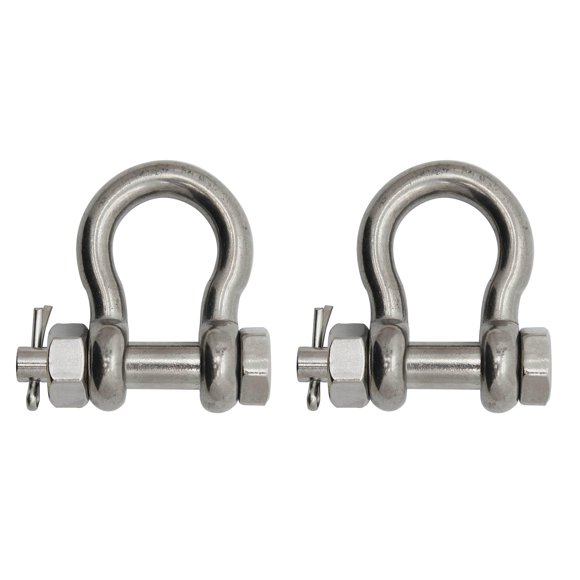 Extreme Max 3006.8366.2 BoatTector Grillete de anclaje tipo perno de acero inoxidable - Paquete de 2