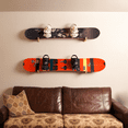 thumbnail image 5 of Vagabond Racks Bamboo Snowboard Wall Mount – Eco-Friendly Horizontal Display Rack & Storage Holder, 5 of 7