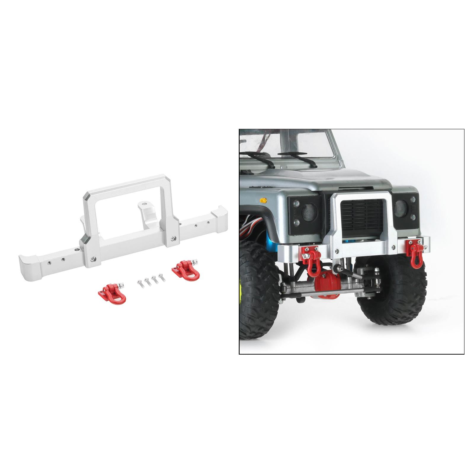 RC Front Bumper 1/12 Scale RC Car Bull Bar Mount for MN D90 99S Defender RC Car