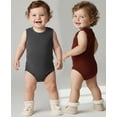 thumbnail image 3 of ToBeinStyle Baby Boys' 4 Pack Tank Top Bodysuit Onesies - Classic - Size 3, 3 of 7