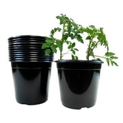 Viagrow Nursery Pots, 2 Gallon Plant Pots, 12-Pack, BPA Free and Food Safe
