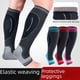thumbnail image 1 of Funda para pierna deportiva de punto, alargada, transpirable, retráctil a presión, para baloncesto, fútbol, montañismo, protector para el cabello, 1 of 5