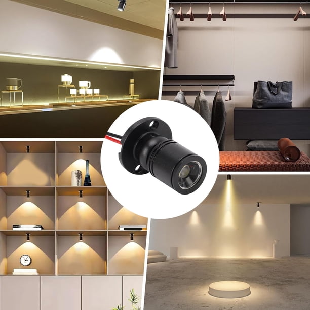 LED Pequeño Foco De Atención, aleación De Aluminio Energía Que Ahorra 5V Con Batería Pequeño Foco Para La Entrada