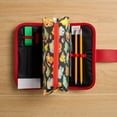 thumbnail image 3 of Pokémon Utility Pencil Pouch, Black and Red, 3 of 4