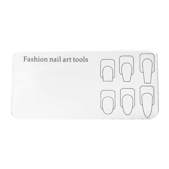 Paleta de arte de uñas, placa de maquillaje cosmético, paleta de mezcla de uñas multifuncional para Negro