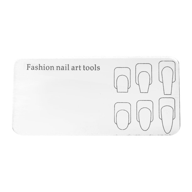 Paleta de decoración de uñas, accesorios portátiles, placa mezcladora, paleta de esmaltes de uñas para uñas Negro