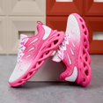 thumbnail image 6 of FYEGRE Shoes for Women Fashion High Top Athletic Sneakers Lightweight Volleyball Shoes Walking Running Outdoor Sport Shoes Hot Pink 38, 6 of 6