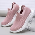 thumbnail image 7 of Xiaoxatg Women's Casual Walking Sneakers Breathable Mesh On Lightweight Athletic Shoes Comfortable Flat Sole Footwear for Everyday Wear and Travel Activities 7 Pink, 7 of 7