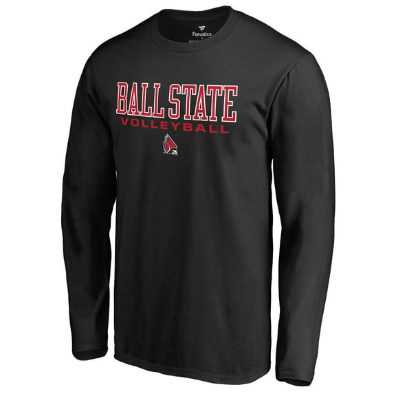 Men's Black Ball State Cardinals Team Unity Volleyball Long Sleeve T-Shirt