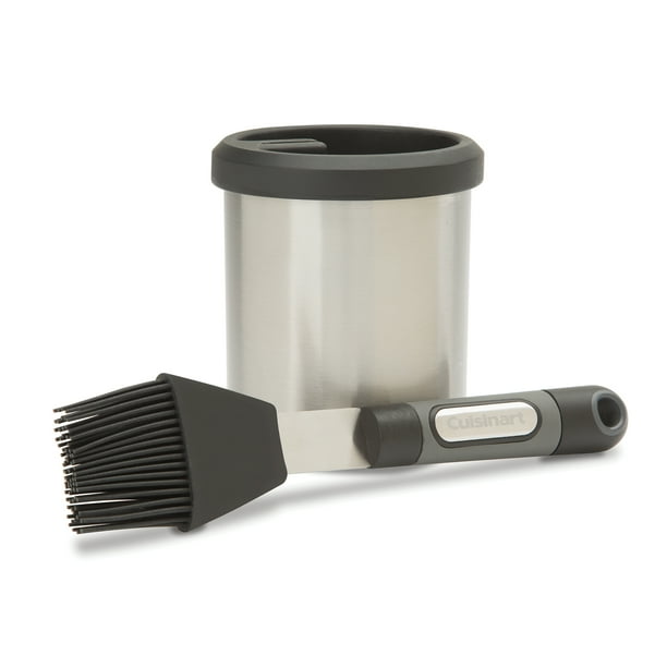 Cuisinart® Basting Pot and Brush Set 16oz Stainless Steel Pot