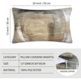 thumbnail image 2 of LALILO Beige and Grey Pillow Covers 12X20, Brown Art Throw Pillow Covers for Couch Sofa Bedroom 2Pcs, 2 of 5