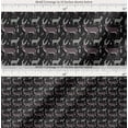 thumbnail image 2 of Soimoi Gray Cotton Poplin Fabric Deer Animal Print Fabric by Yard 42 Inch Wide, 2 of 7