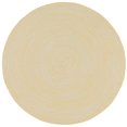 thumbnail image 2 of Colonial Mills 7' Yellow and White Braided Round Area Throw Rug, 2 of 2