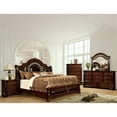thumbnail image 5 of Bowery Hill Traditional Solid Wood Panel Queen Bed in Brown Cherry, 5 of 6
