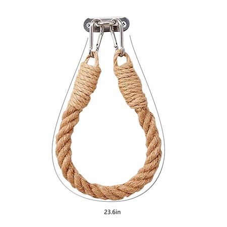 Rope Toilet Paper Holder Vintage Towel Hanging holder for bathroom rope ...