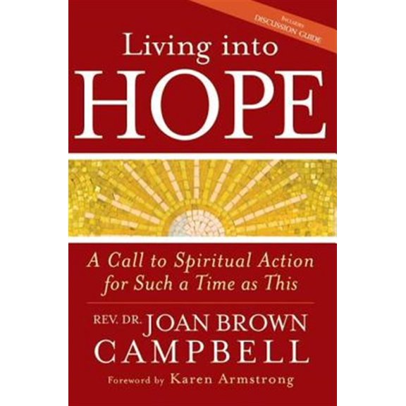 Pre-Owned Living Into Hope: A Call to Spiritual Action for Such a Time as This (Hardcover) 1594732833 9781594732836