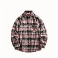 thumbnail image 2 of Blusa y camisa de manga larga con cuello vuelto para hombre Blusa de poliéster con solapa y bolsillos con botones de celda Return To The Ancients para hombre, 2 of 5
